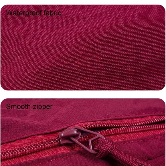 Women's Nylon Hobo Crescent Crossbody Bag, Multi-Pocket Sling Bag, Half Moon Sho - Picture 5 of 7